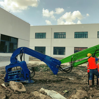 Hydraulic Pile Driver for 30T Excavators | Solar Farm Specialist | High-Speed Installation | Premium Components