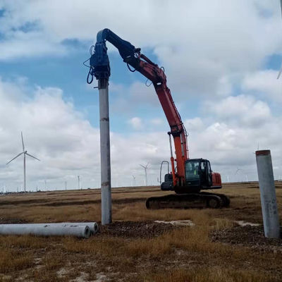 Versatile Pile Driver: High-Efficiency Installation for Solar & Crane Projects