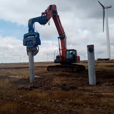 10m Sheet Pile Driver – Quick Converting Operation, Low Noise & Durable Hydraulic Design