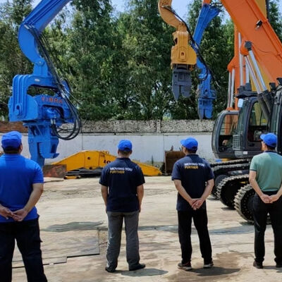 Hydraulic Screw Pile Driver - Stable & Reliable For 18m Heavy Civilized Construction