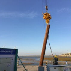 Single Fixture Vibro Pile Driver - 5m/Min Fast Piling Speed For 25T Excavator