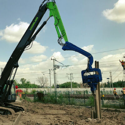 Heavy-Duty Hydraulic Pile Driver | Top Performance for Extended Sheet Pile Projects