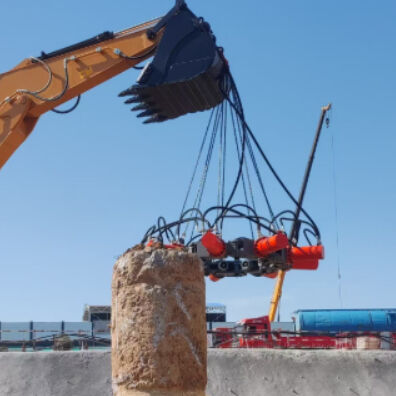 Multi-Module Pile Breaker Attachment: High-Efficiency Hydraulic Crushing for 400-2500mm Piles