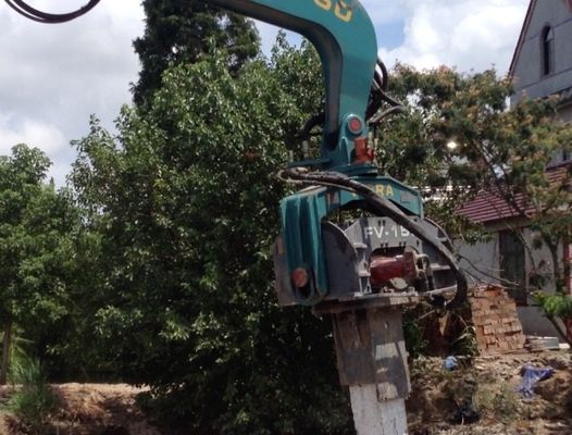 Pile Driver - Stable Operation & Mini Excavator Compatible