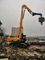 High Accuracy Excavator Mounted Vibratory Hammer Pile Driver Quick Running Speed