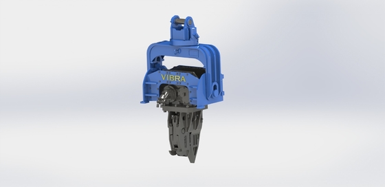 Blue Excavator 12-17 Ton 360 Degree Vibro Hammer