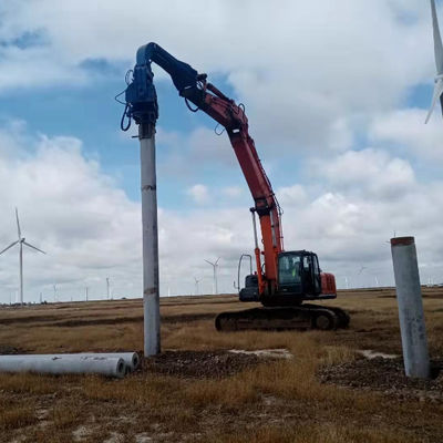 10m Sheet Pile Driver – Quick Converting Operation, Low Noise & Durable Hydraulic Design