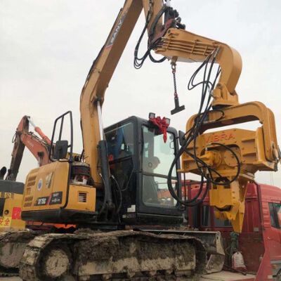 10m Sheet Pile Driver – Excavator & Boat Mounted & Hydraulic Power