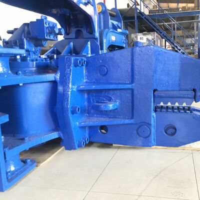 3200rpm Vibro Pile Driver: Blue SANY Mounted with Heavy-Duty Clamps & Rapid Pile Extraction