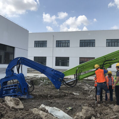 Excavator-Fit Pile Driver - Low Vibration Short Period & 180° Rotation Adjustment