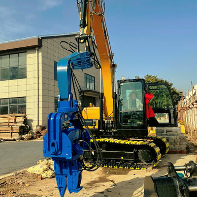 Hydraulic Vibro Pile Driver - 10M Depth & Multi-Pile Compatibility For Excavator