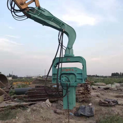Cấu trúc nhỏ gọn Thiết bị đóng cọc rung động Tốc độ đóng cọc nhanh chính xác