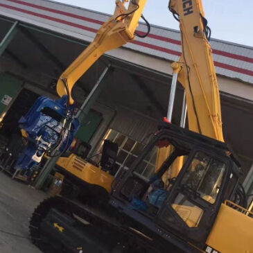 Máy đóng cọc chạy ổn định thân thiện với môi trường hiệu quả cao