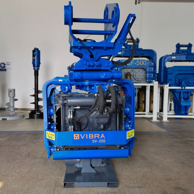 Ổ trục tự bôi trơn Trình điều khiển cọc bảo trì thấp - Thiết kế nghiền tĩnh có độ rung thấp cho các địa điểm hạn chế
