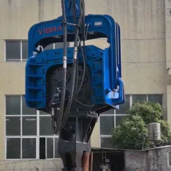 Máy đóng cọc mô-men xoắn cao cho máy đào 65-75T: Thiết kế bốn lệch tâm