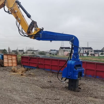 PCF Series Vibro Hammer: Truyền động thủy lực bền bỉ và tích hợp máy xúc hiệu suất cao