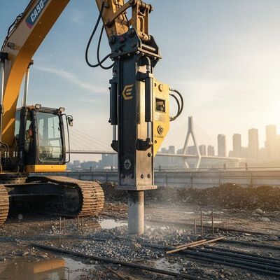 Khoảnh khắc kỳ dị 2,5kgm máy đào đắp đống người lái Thiết bị đống cho công việc xây dựng nền móng và các dự án kỹ thuật dân dụng