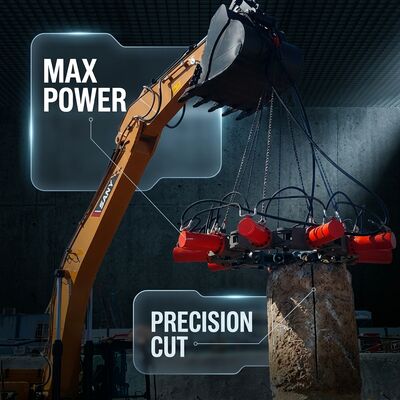SP-600 Máy phá cọc thủy lực nén tĩnh siêu nhỏ gọn Giải pháp phá dỡ cọc trong không gian hạn chế cho cọc 200-800mm