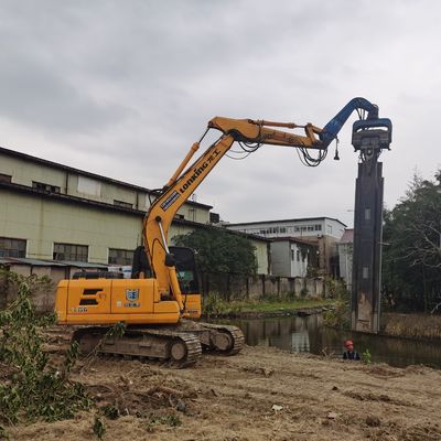 Heavy-Duty Hydraulic Pile Driver: Ideal for Riverbank and Canal Projects